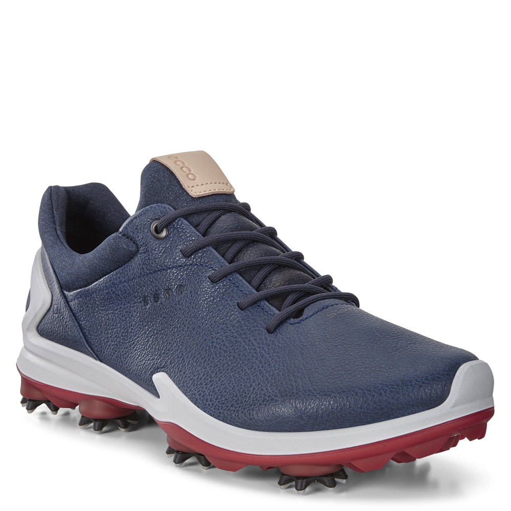 Mens Golf Shoes - ECCO Biom G3 - Navy - 1497TVKMI